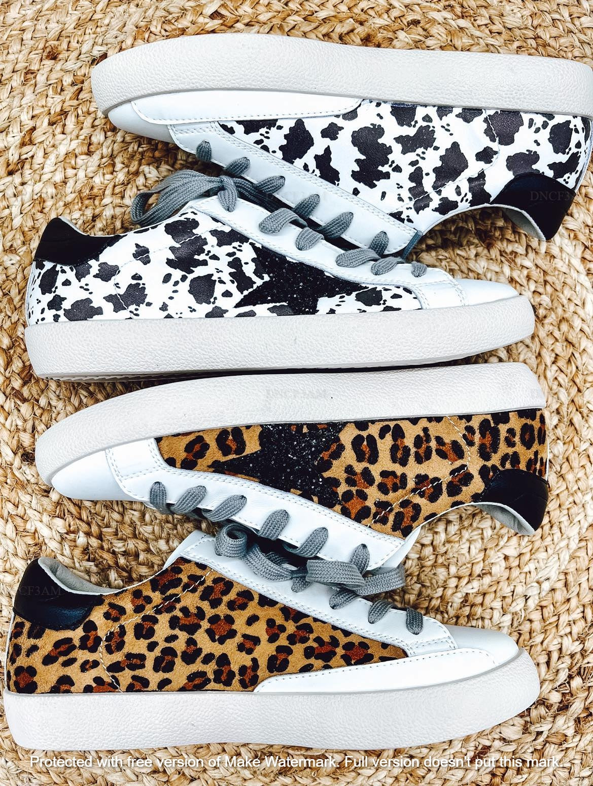 Adult Leopard Star Shoe(preorder(fast))