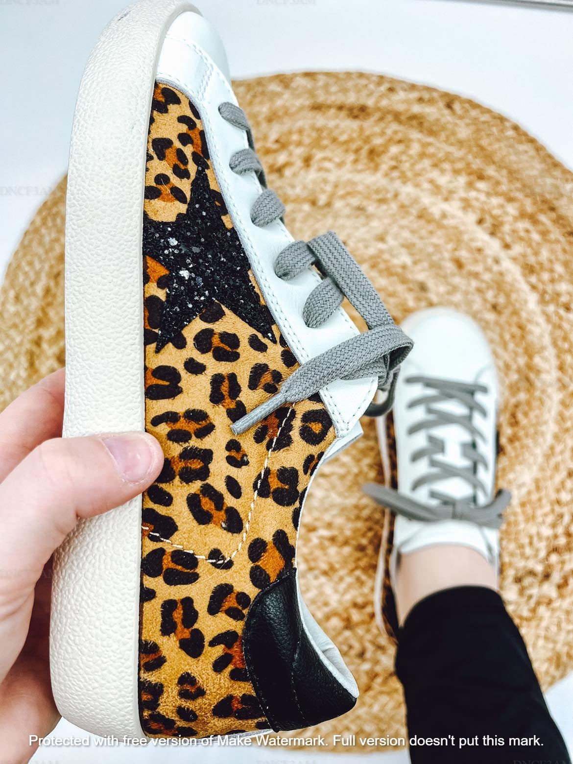 Adult Leopard Star Shoe(preorder(fast))