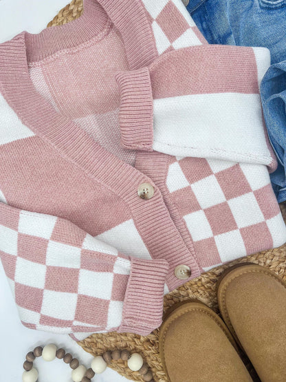 Remy checker cardi (fast ship preorder)