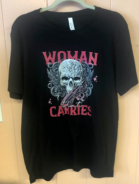 Woman that Carrie’s tee