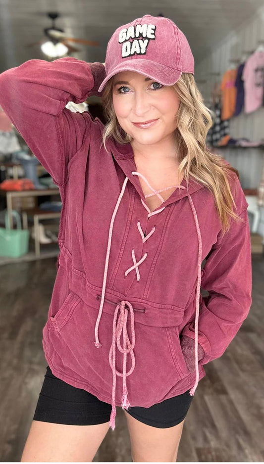 Bri Tie Hoodie