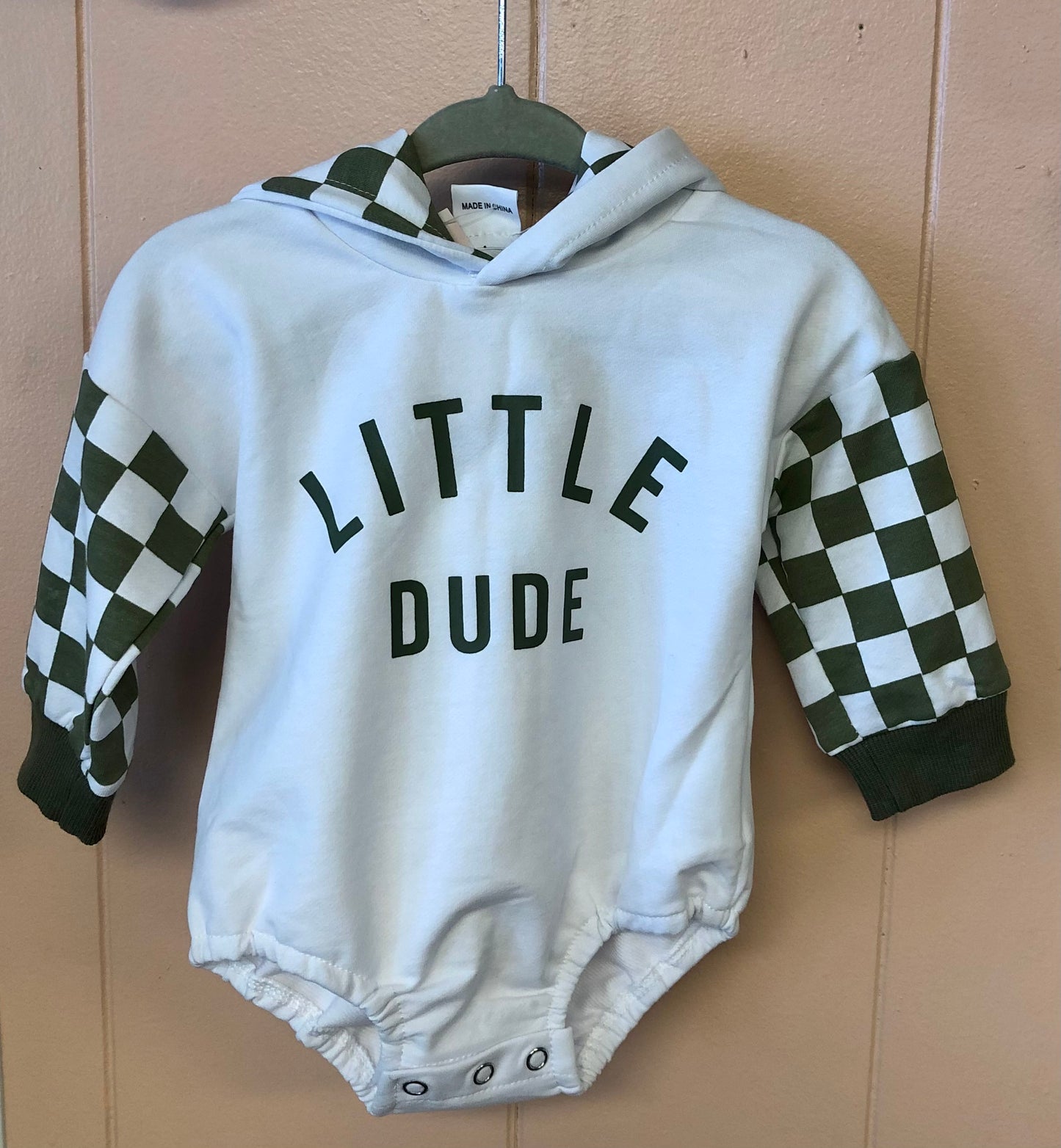 Little Dude bubble romper