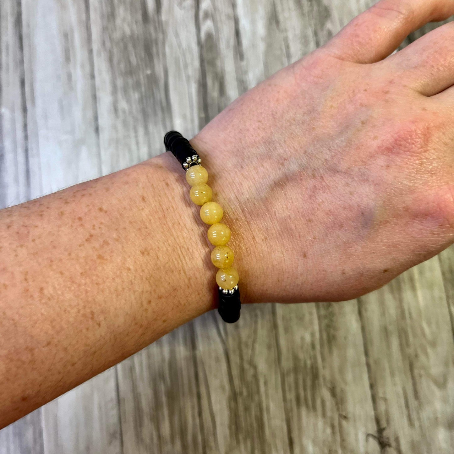 Yellow Lemon Jade bracelet