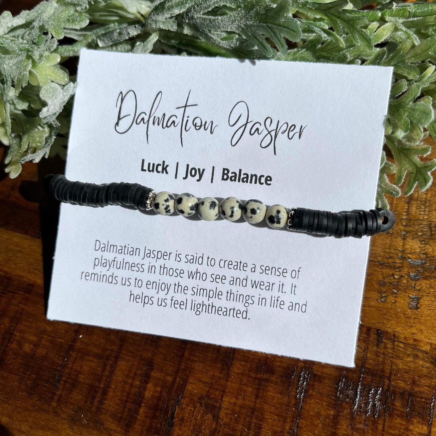 Dalmatian Jasper Bracelet