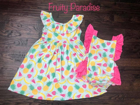 Fruity paradise dress